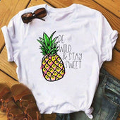 Damen T-Shirt mit Fruchtmotiv-Bombardina.de
