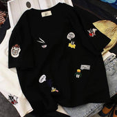 Damen-T-Shirt mit Cartoon-Motiv-Bombardina.de
