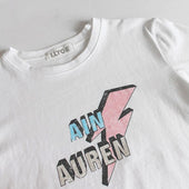 Damen-T-Shirt mit buntem Aufdruck-Bombardina.de