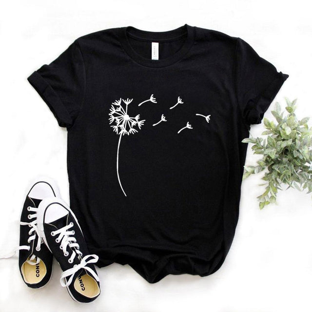 Damen-T-Shirt mit Blumendruck-Bombardina.de