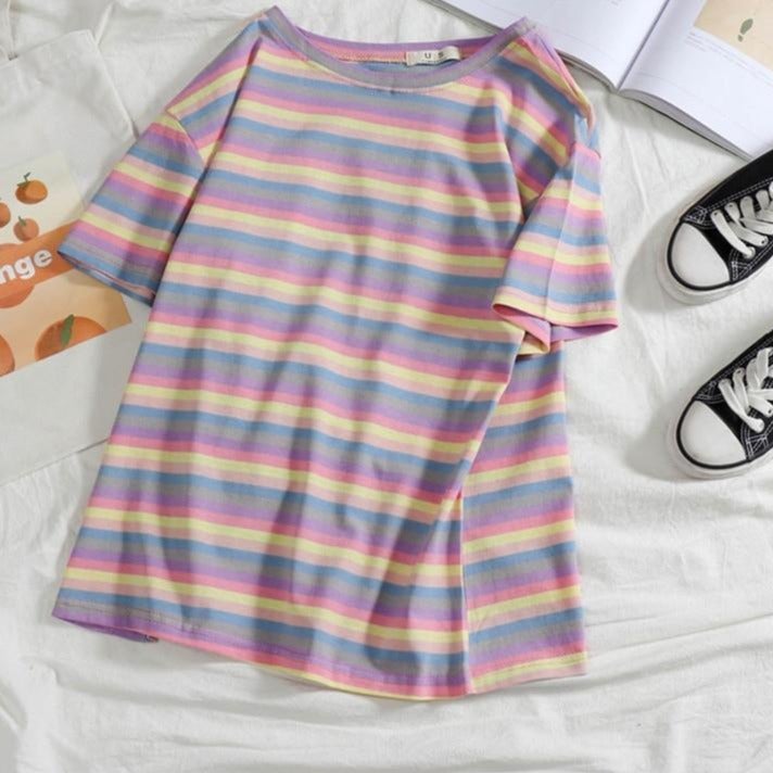Damen T-Shirt mit Mustern-Bombardina.de