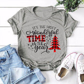 Damen-T-Shirt mit Weihnachtsaufdruck-Bombardina.de