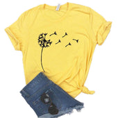 Damen-T-Shirt mit Blumendruck-Bombardina.de