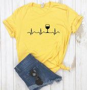 Damen-T-Shirt mit minimalistischem Aufdruck-Bombardina.de
