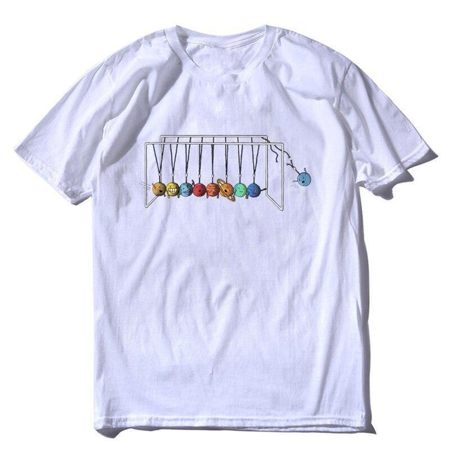 Herren T-Shirt mit buntem Aufdruck-Bombardina.de