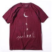 Herren T-Shirt mit Mondmotiv-Bombardina.de