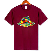 Herren T-Shirt mit buntem Aufdruck-Bombardina.de