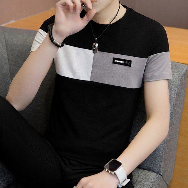 Herren T-Shirt mit Muster-Bombardina.de