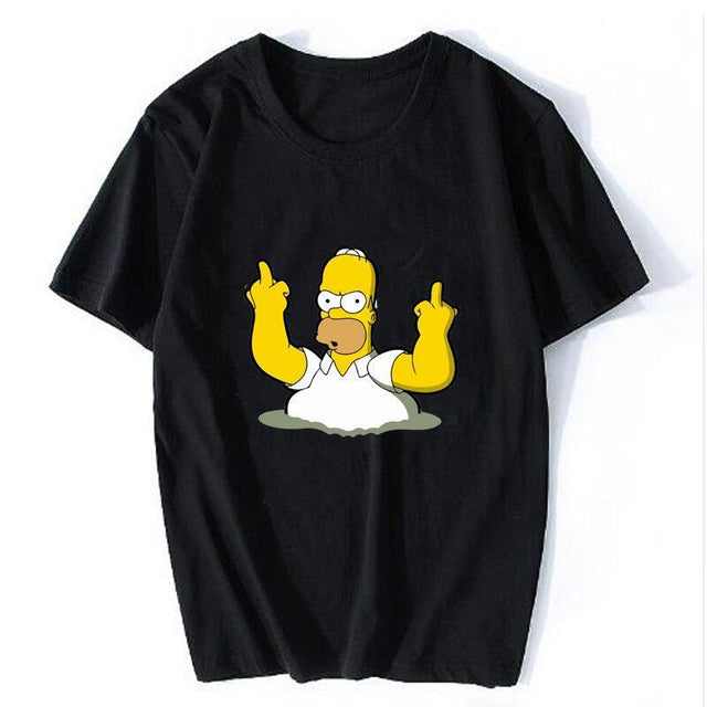 Herren-T-Shirt mit Cartoon-Motiv-Bombardina.de