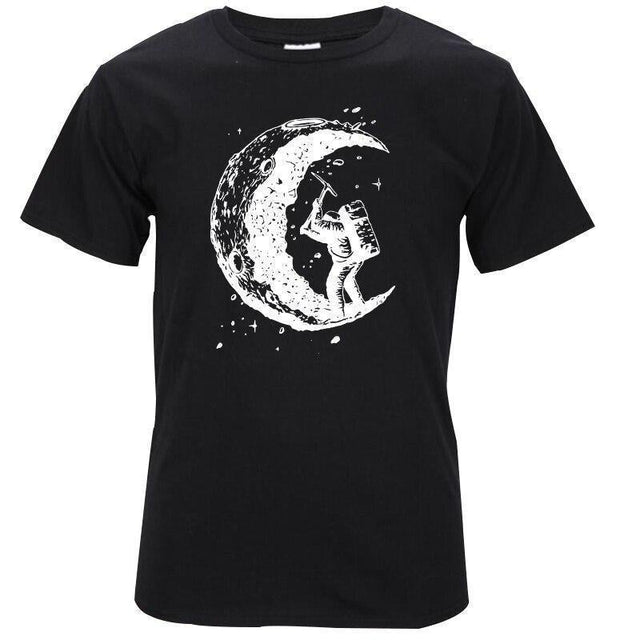 Herren T-Shirt mit Mondmotiv-Bombardina.de