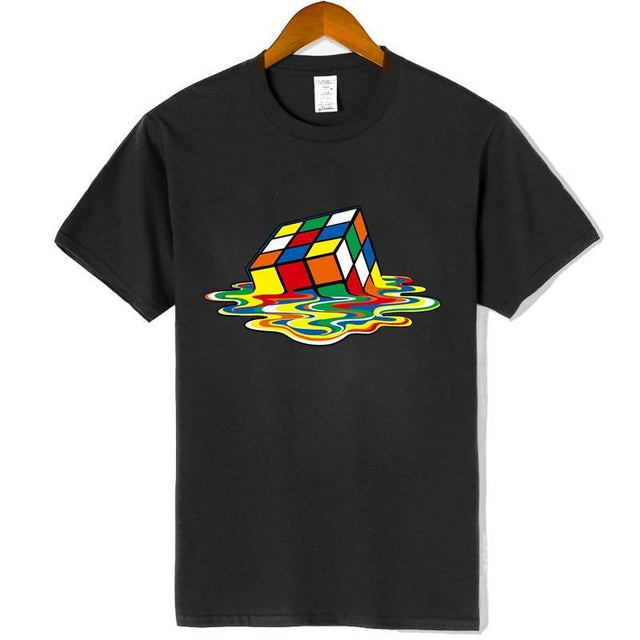Herren T-Shirt mit buntem Aufdruck-Bombardina.de