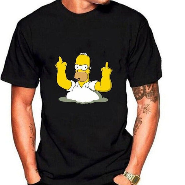 Herren-T-Shirt mit Cartoon-Motiv-Bombardina.de