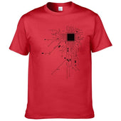 Herren-T-Shirt mit minimalistischem Aufdruck-Bombardina.de