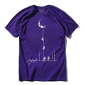 Herren T-Shirt mit Mondmotiv-Bombardina.de