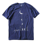 Herren T-Shirt mit Mondmotiv-Bombardina.de