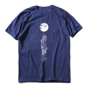Herren-T-Shirt mit minimalistischem Aufdruck-Bombardina.de