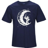 Herren T-Shirt mit Mondmotiv-Bombardina.de