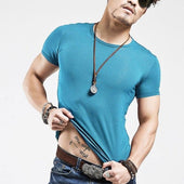 Glattes Herren-T-Shirt-Bombardina.de