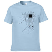 Herren-T-Shirt mit minimalistischem Aufdruck-Bombardina.de
