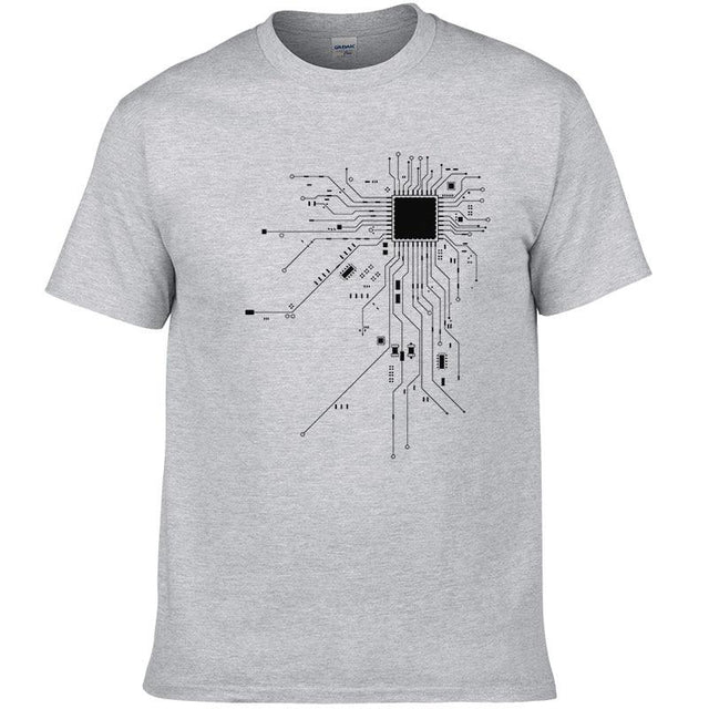 Herren-T-Shirt mit minimalistischem Aufdruck-Bombardina.de