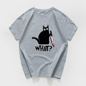 Herren T-Shirt mit Katzenmotiv-Bombardina.de