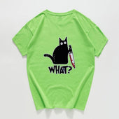 Herren T-Shirt mit Katzenmotiv-Bombardina.de