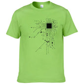 Herren-T-Shirt mit minimalistischem Aufdruck-Bombardina.de