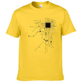 Herren-T-Shirt mit minimalistischem Aufdruck-Bombardina.de