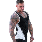 Zweifarbiges Tanktop für Herren-Bombardina.de
