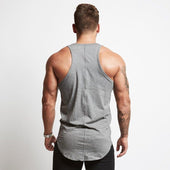 Einfarbiges Tanktop für Herren-Bombardina.de