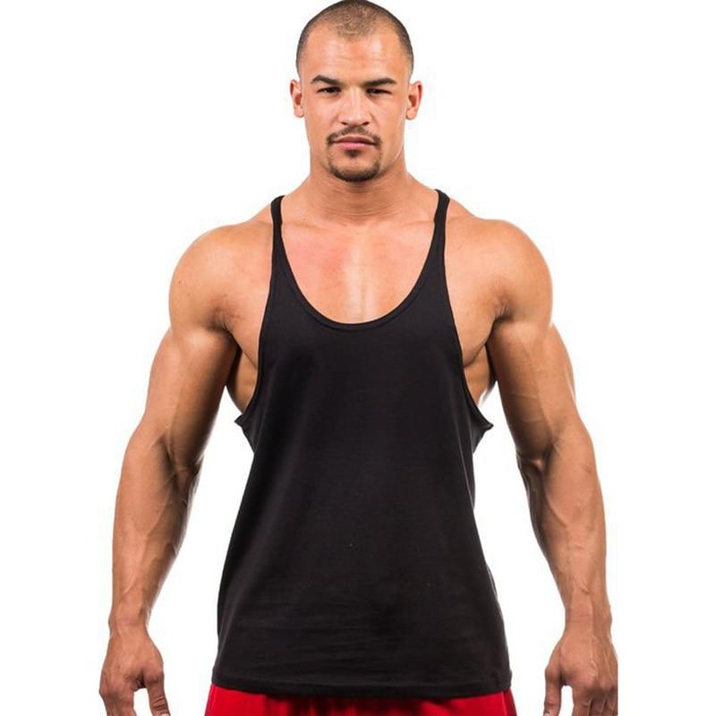 Einfarbiges Tanktop für Herren-Bombardina.de