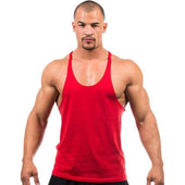 Einfarbiges Tanktop für Herren-Bombardina.de