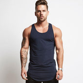Einfarbiges Tanktop für Herren-Bombardina.de