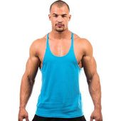 Einfarbiges Tanktop für Herren-Bombardina.de
