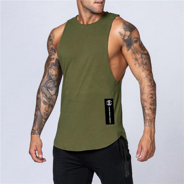 Herren-Tanktop mit Abzeichen-Bombardina.de
