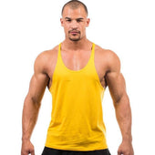 Einfarbiges Tanktop für Herren-Bombardina.de