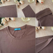 Damen-Langarm-T-Shirt in lockerem Schnitt-Bombardina.de