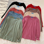 Damen-Langarm-T-Shirt in lockerem Schnitt-Bombardina.de