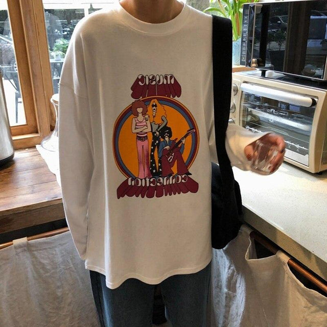 Damen-Langarm-T-Shirt mit dem Aufdruck-Bombardina.de