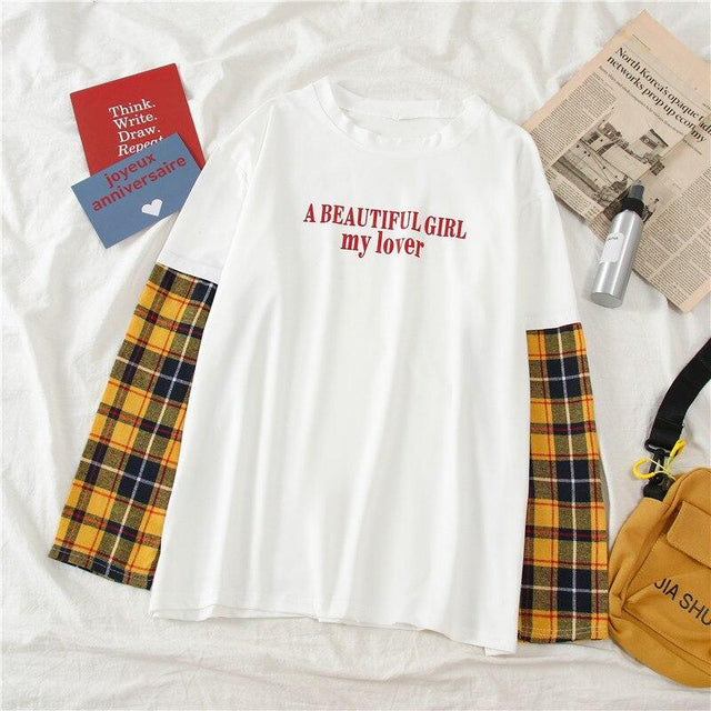 Damen-Langarm-T-Shirt in lockerem Schnitt-Bombardina.de