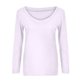 Damen-Langarm-T-Shirt in lockerem Schnitt-Bombardina.de