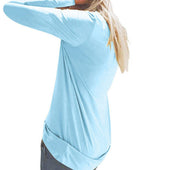 Damen-Langarm-T-Shirt mit Herzmotiv-Bombardina.de
