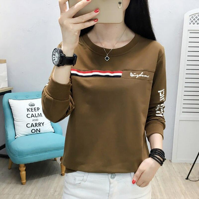Damen-Langarm-T-Shirt mit dem Aufdruck-Bombardina.de