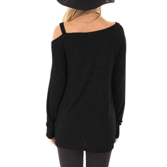 Damen-Langarm-T-Shirt mit Schnitt-Bombardina.de