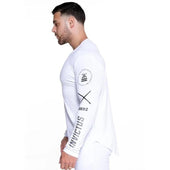 Herren Langarm-T-Shirt mit Aufdruck-Bombardina.de