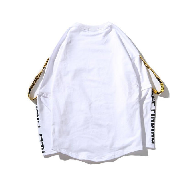 Herren Langarm-T-Shirt mit Streifen-Bombardina.de