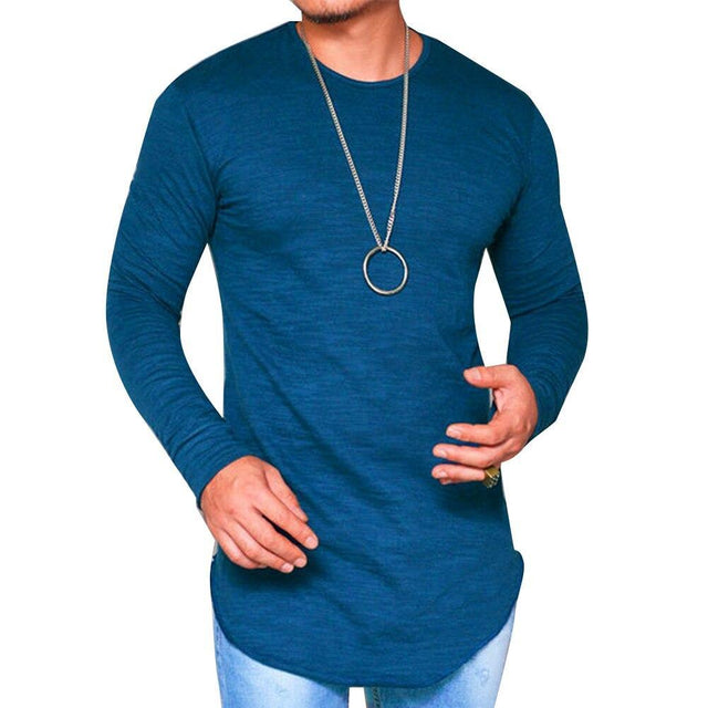 Herren Langarm-T-Shirt ausgestattet-Bombardina.de
