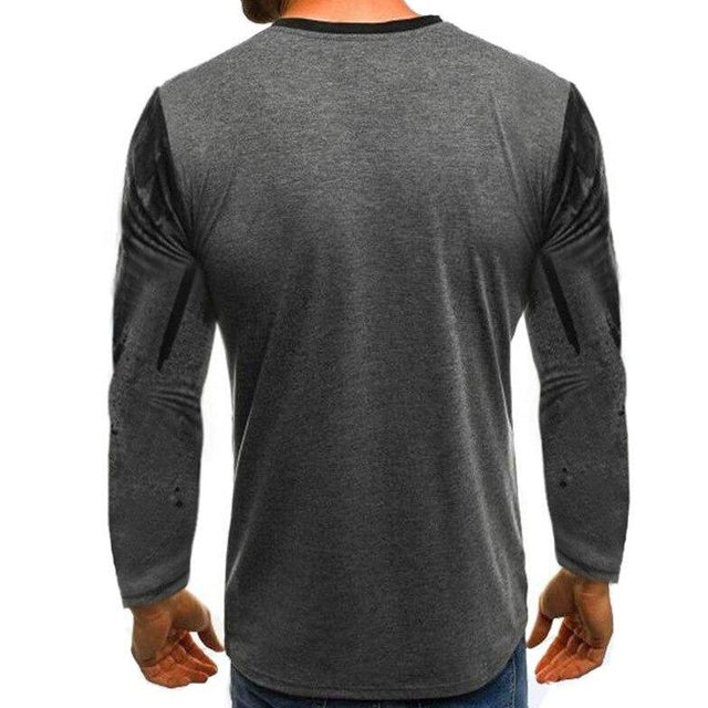 Herren-Langarm-T-Shirt mit dem Aufdruck-Bombardina.de