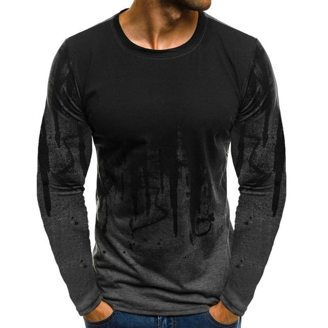 Herren-Langarm-T-Shirt mit dem Aufdruck-Bombardina.de