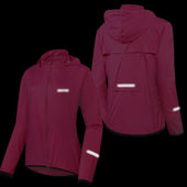Damen Regenjacke mit Reflektoren-Bombardina.de